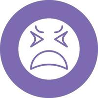 Upset Icon Style vector