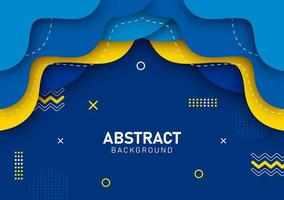 Colorful liquid and geometric background with fluid gradient shapes vector