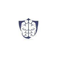 diseño creativo del logotipo del cerebro. pensar en el concepto de idea. lluvia de ideas icono de logotipo de cerebro de pensamiento de poder. vector