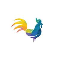 Rooster vector logo design.