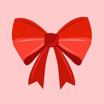 Free red bow - Vector Art