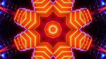 The concept of future energy reactors. on a science or technology theme. Kaleidoscope Looped animation. video
