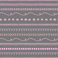 Abstract pattern with brush lines. vector