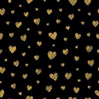 Seamless pattern with hearts. vector