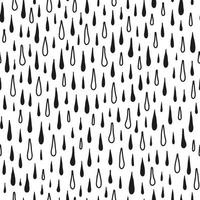 Seamless pattern with rain drops. vector