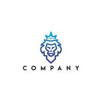 Dominance Logo, Lion head logo vector