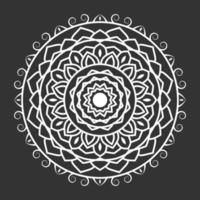 Decorative mandala designs for coloring book vector