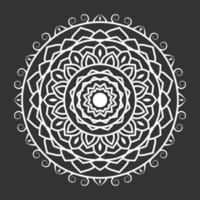 Decorative mandala designs for coloring book vector