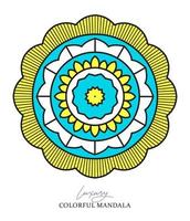 Colorful mandala Decorative Ornaments Vector