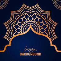 Luxury Arabesque Mandala Background with golden elements. Arabic Islamic east style, Ramadan Style Decorative mandala. Mandala for print, vector