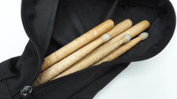 Drum sticks which made from real wood material photo