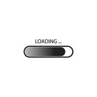 Loading bar icon vector