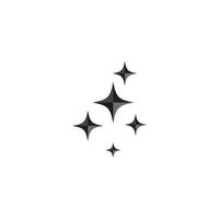 Sparkling star icon vector