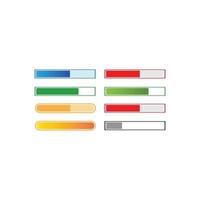 Loading bar icon vector