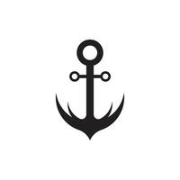 Anchor icon Logo vector