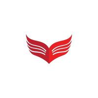 Wing logo vector