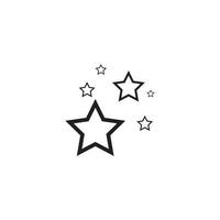 icono de estrella brillante vector