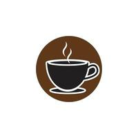 logo de granos de cafe vector