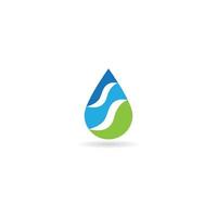 logotipo de gota de agua vector