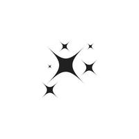 icono de estrella brillante vector