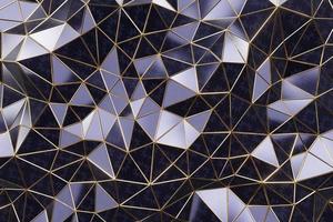 Abstract mesh futuristic background wallpaper 3d rendering photo