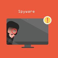 Types of cyberattacks spyware vector