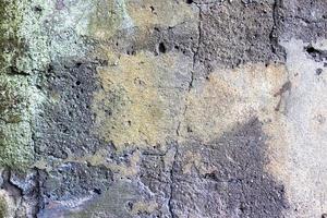 Detailed view on aged concrete walls with cracks and a lot of structure in high resolution photo