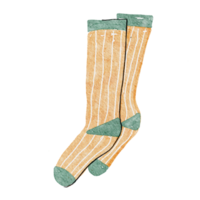 Watercolor boho socks png