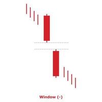 Window - Red - Square vector