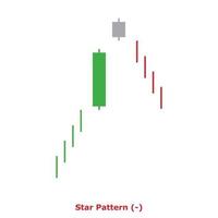 Star Pattern - Green and Red - Square vector