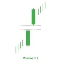 Window - Green - Square vector