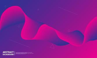 Background Wave Abstract Design. Gradient Background, Purple And Pink Abstract Waves, Blend Color Gradation. Eps10 Vector