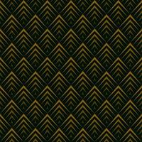 Seamless Diamond Shape Background Pattern Golden Black vector