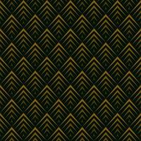 Seamless Diamond Shape Background Pattern Golden Black vector