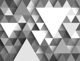 patrón de fondo abstracto gris blanco de forma triangular vector