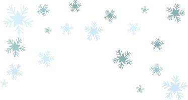 Winter snowy landscape vector