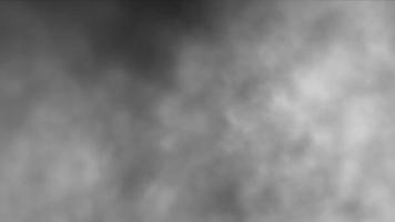 diseño de animación de niebla sobre fondo negro. superposición en el fondo. diseño de ilustración 3d. video