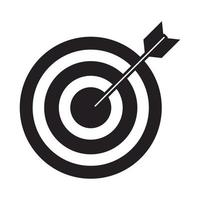 strategy target office business work linear style icon vector