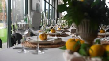 una decoración de boda temática de limón siciliano video