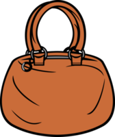 cor da bolsa feminina png