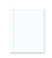 Free hoja de papel de cuaderno en blanco con ilustración de líneas 13165911  PNG with Transparent Background