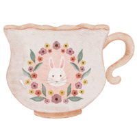 aquarellillustration der teetasse png