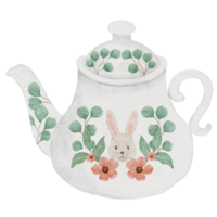 Teapot Watercolor Illustration png