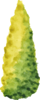 arbre d'automne aquarelle png