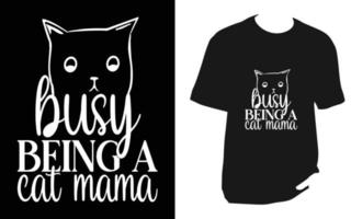 Cat svg t shirt Design vector