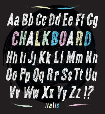 Chalkboard font. Hand draw alphabet.