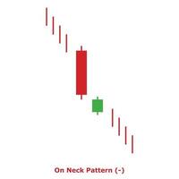 On Neck Pattern - Green and Red - Square vector