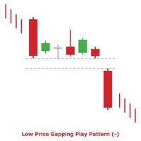 Low Price Gapping Play Pattern - Green and Red - Square vector