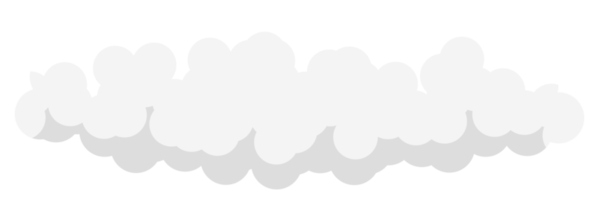 Cartoon-Wolken-Illustration png