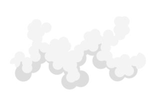 ilustración de nube de dibujos animados png